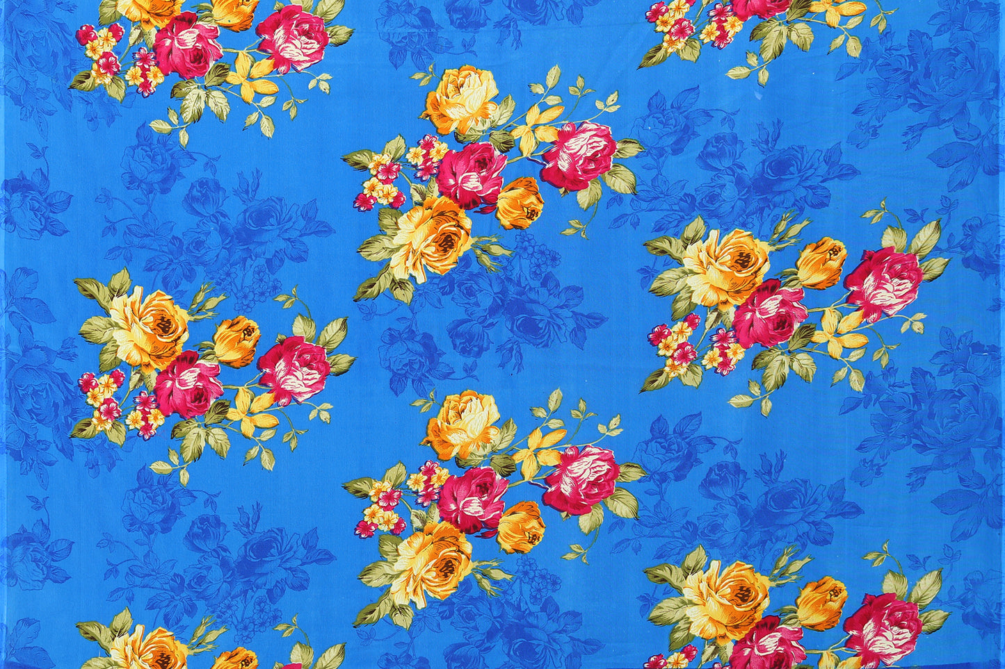 TARSHIKA BLUE PRINTED GEORGETTE SAREE