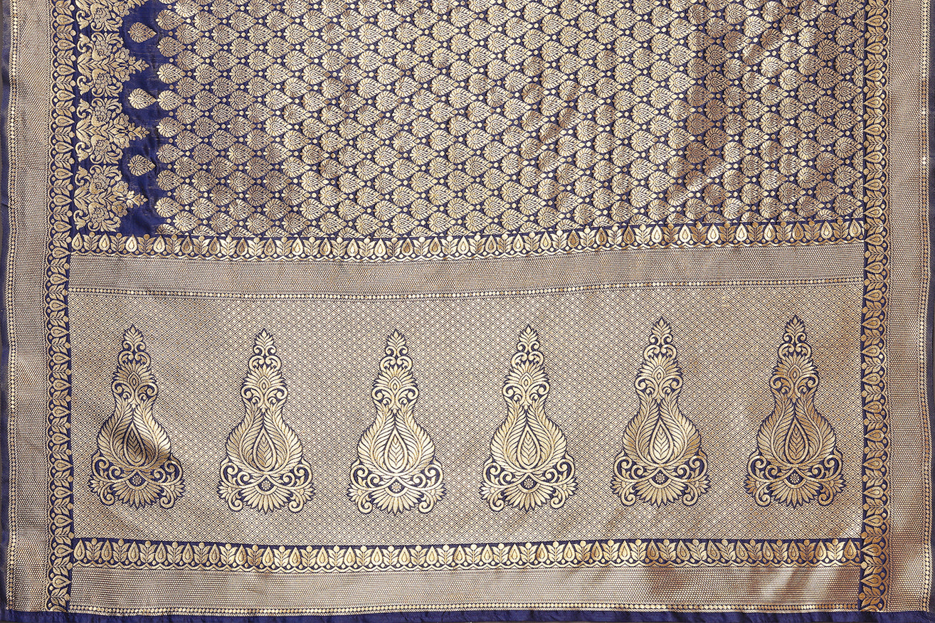 TARSHIKA NAVY BANARASI KANJIVARAM SAREE