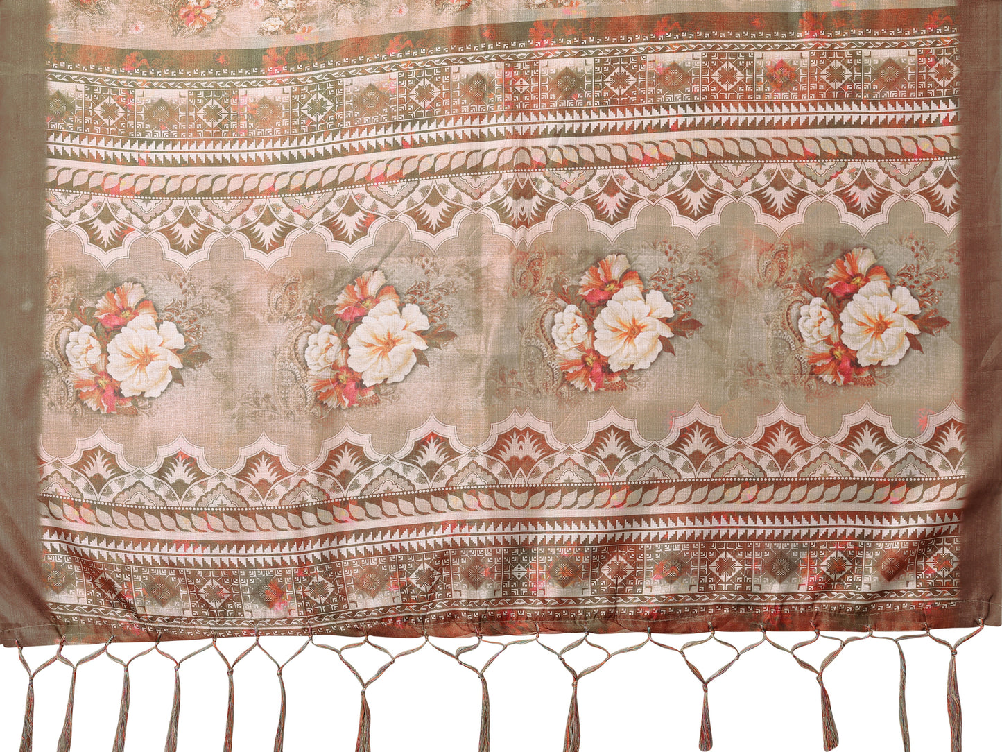 TARSHIKA BEIGE DIGITAL PRINT SAREE