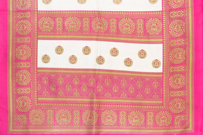TARSHIKA PINK FLORAL PRINT MYSORE ARTSILK SAREE