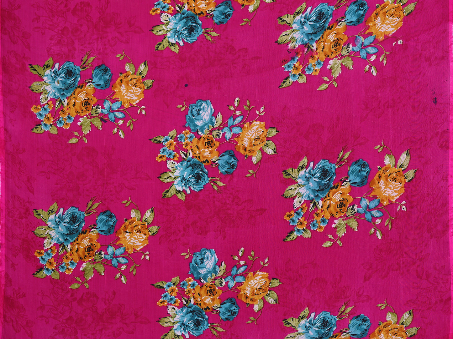 TARSHIKA PINK PRINTED GEORGETTE SAREE