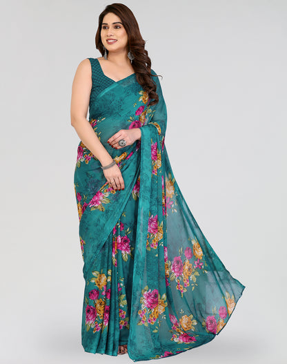 TARSHIKA RAMA PRINTED GEORGETTE SAREE