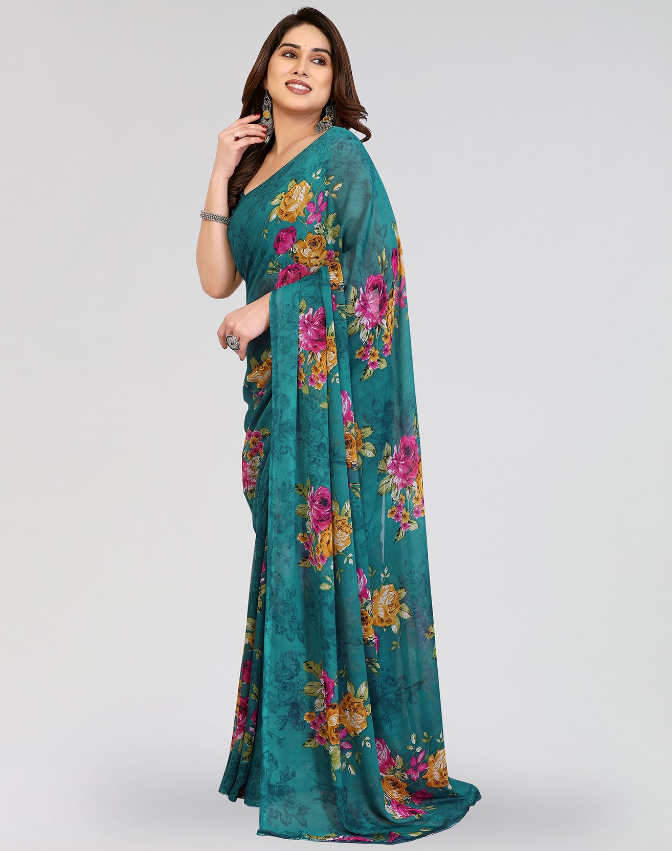 TARSHIKA RAMA PRINTED GEORGETTE SAREE