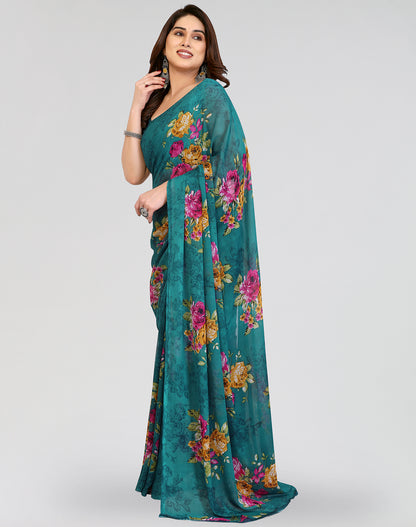 TARSHIKA RAMA PRINTED GEORGETTE SAREE