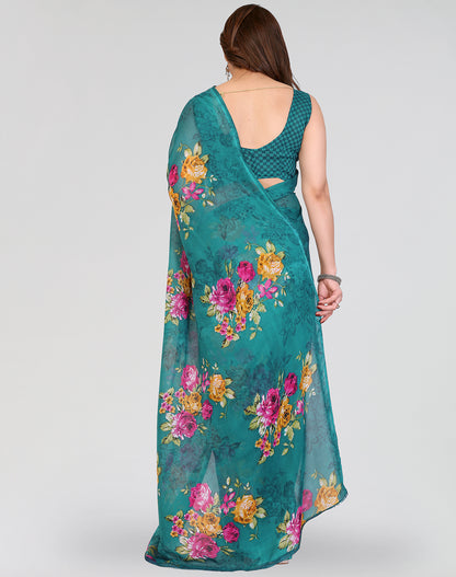 TARSHIKA RAMA PRINTED GEORGETTE SAREE