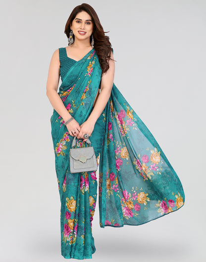 TARSHIKA RAMA PRINTED GEORGETTE SAREE