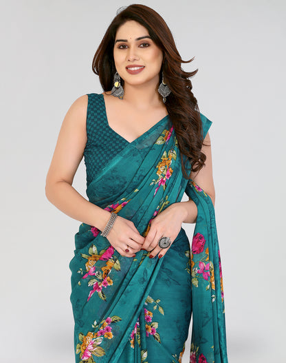 TARSHIKA RAMA PRINTED GEORGETTE SAREE
