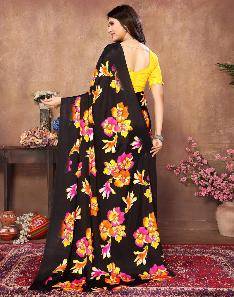 TARSHIKA ORANGE WOVEN MALGUDI ART SILK SAREE