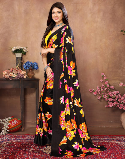 TARSHIKA ORANGE WOVEN MALGUDI ART SILK SAREE