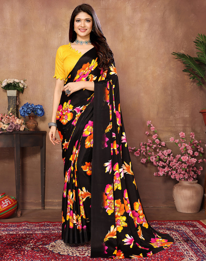 TARSHIKA ORANGE WOVEN MALGUDI ART SILK SAREE