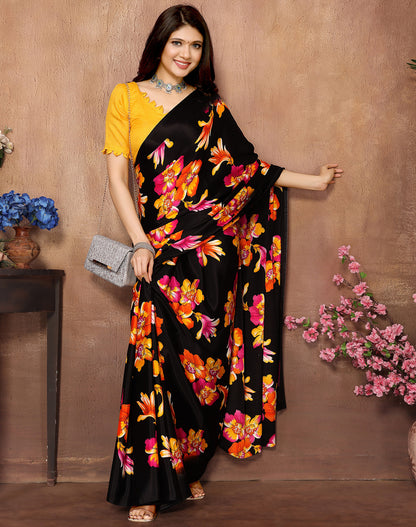 TARSHIKA ORANGE WOVEN MALGUDI ART SILK SAREE