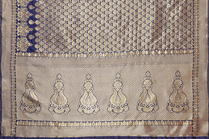 TARSHIKA NAVY BANARASI KANJIVARAM SAREE