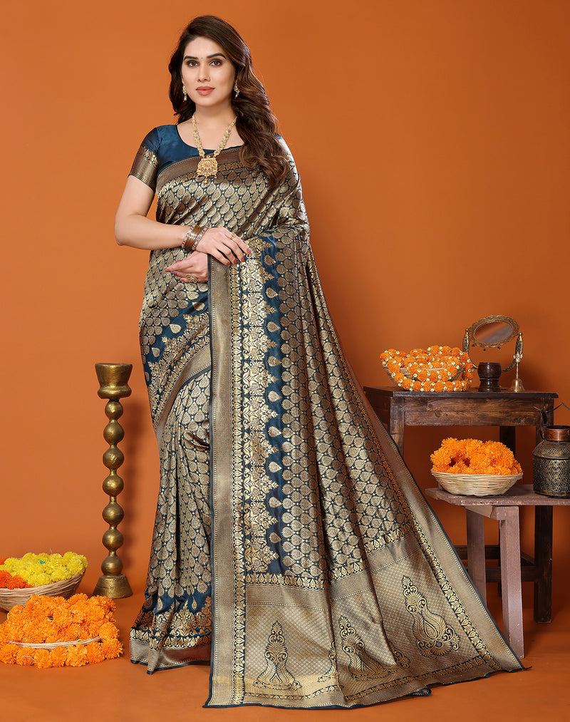 TARSHIKA RAMA BANARASI KANJIVARAM SAREE