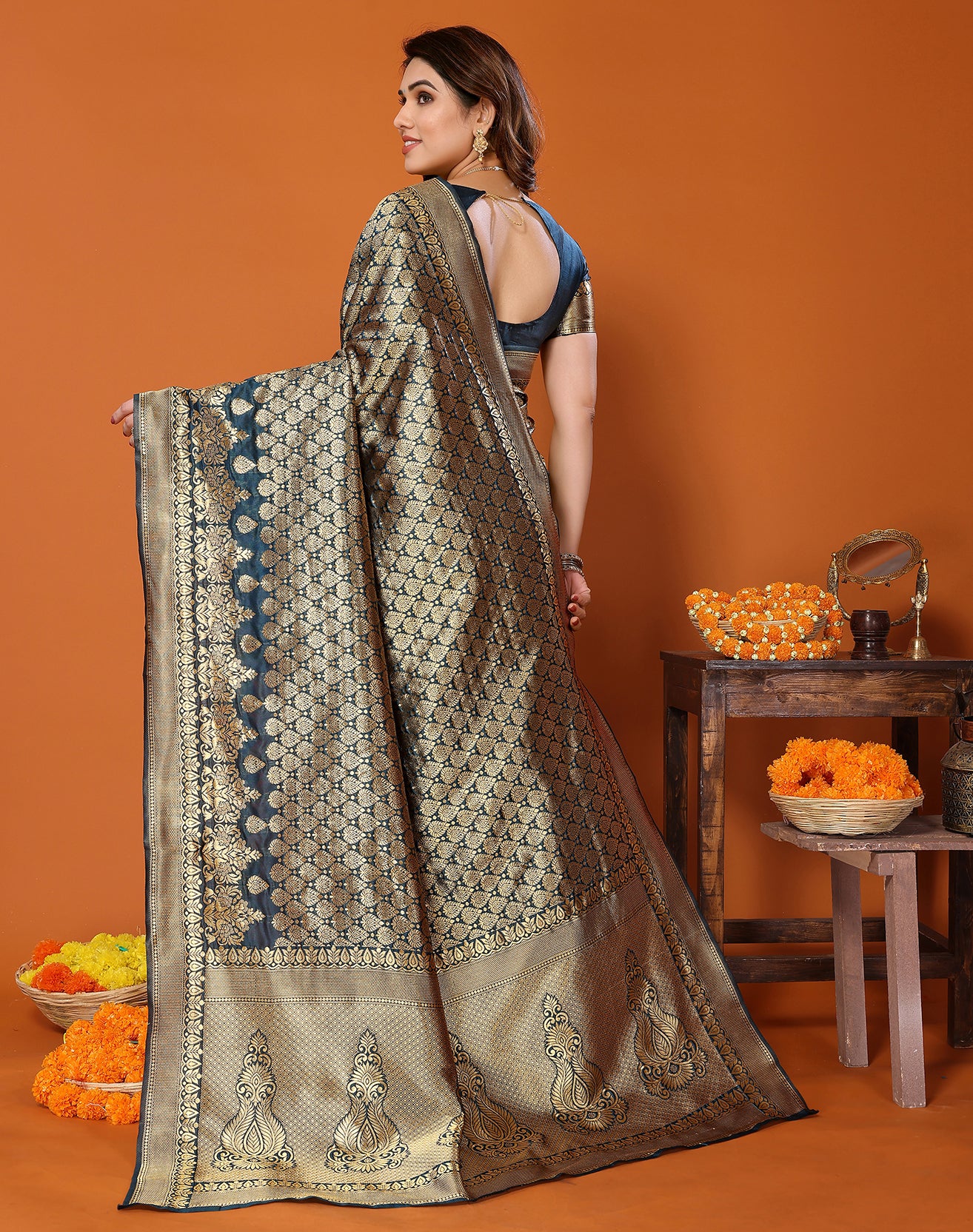 TARSHIKA RAMA BANARASI KANJIVARAM SAREE