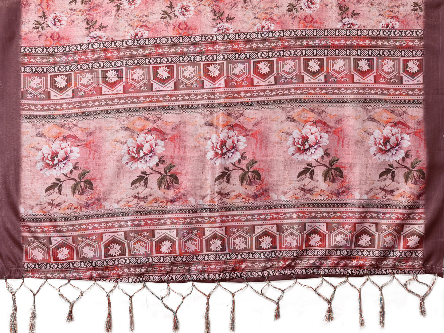 TARSHIKA DARK PINK DIGITAL PRINT SAREE